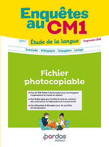 Fichier photocopiable des ateliers
d&rsquo;&Eacute;tude de la langue CM1